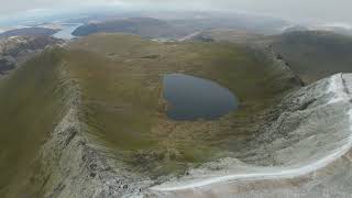 Helvellyn day trip  4K Drone Footage  February 2023 [upl. by Nivrad595]