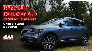 Renault Koleos 20 BluedCi Techno  Essai MatinAuto de la nouvelle version 2022 restylée [upl. by Enyleve]