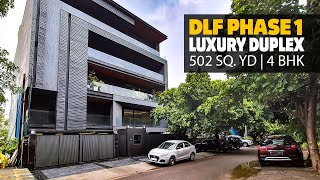 4 BHK Builder Floor in DLF Phase 1  DLF Floors  Luxury Duplex Floor [upl. by Massingill]