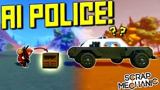 AI COPS vs ROBBERS CHALLENGE  Scrap Mechanic Multiplayer Monday Ep 105 [upl. by Anrat]