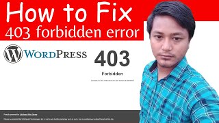 How to Fix 403 Forbidden Error in Wordpress  403 Forbidden Error [upl. by Procora]