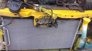 2001 Nissan Frontier condenser replacement [upl. by Pasadis]