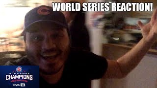 A Cubs Fan Reaction amp Tribute To The World Series Win [upl. by Landa]