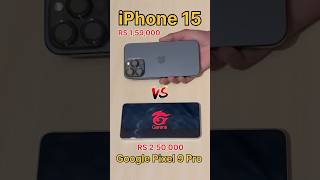 Google Pixel 9 PRO 😈 vs iPhone 15 vs RS 159000 vs 250000  FREEFIRE TEST freefire iphone15 [upl. by Ziguard577]