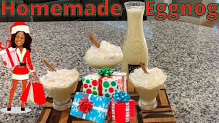 Easy Homemade Eggnog Recipe [upl. by Lindahl192]