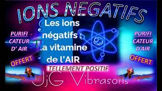 IONS NÉGATIFS PURIFICATEUR DAIR OFFERT POUR NOËL 2023 PAR JjGVIBRASONS  Thérapie Ions Négatifs [upl. by Nena]