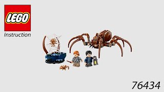 LEGO Instruction  Harry Potter  76434  Aragog in the Forbidden Forest [upl. by Homans]