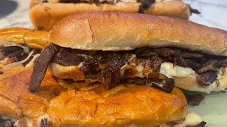 Classic Philly Cheesesteak Sandwich How To Make [upl. by Nnaj]