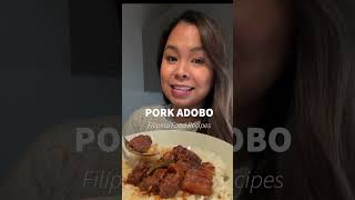 Try this EASY PORK ADOBO recipe Make your Filipino family proud shorts adobo [upl. by Nnayrrehs]