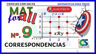 Matforall 9 Correspondencias y relaciones [upl. by Luas]