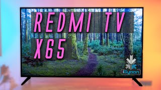 Redmi Smart TV X65  4K HDR 65 inch LED Unboxing and Hands On [upl. by Cristionna]