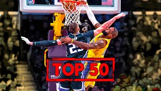 I Ranked LeBrons Top 50 Dunks as a Laker Most Insane List Ever [upl. by Hilbert]