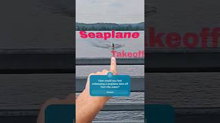 Plane taking off on water seaplanes seaplane spectacle amazingview shorts [upl. by Mikahs]