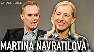 Martina Navratilova on the secret to becoming a Tennis Legend  Undeniable with Joe Buck [upl. by Salohcin]