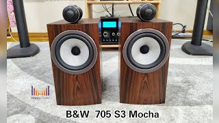 Bowers amp Wilkins 705 S3 Mocha Sound Test 2 [upl. by Fishback]