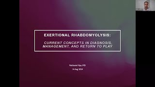 Exertional Rhabdomyolysis  Fellow Online Lecture Series [upl. by Aram]