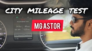 MG Astor Practical City Mileage  Sprint Variant  1500cc NA petrol engine Astor MG mileage Suv [upl. by Robillard]