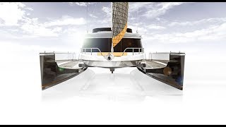 Worlds First foldable catamaran 2018 the Futura 49 [upl. by Emlin]