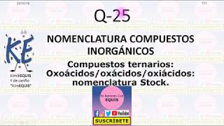 Oxácidos Nomenclatura Stock [upl. by Cassidy]