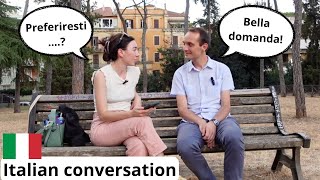 Italian conversation che cosa preferisci questo o quello Subtitles [upl. by Charity301]