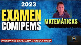 PREGUNTAS DE MATEMÁTICAS COMIPEMS 2023 [upl. by Mazman]