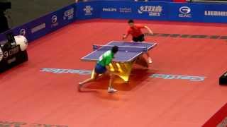 Ma Long vs Bojan Tokic  World Championships [upl. by Namrehs858]