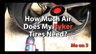 How Much Air Pressure Does My Ryker Need [upl. by Glendon]