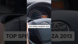 TOP SPEED AVANZA 2013 [upl. by Yblek]