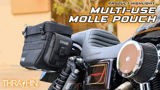 Product Highlight MultiUse Molle Pouch  Thrashin Motorcycle Luggage [upl. by Kinghorn]