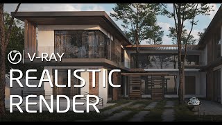 Vray 6 Realistic Rendering Tutorial  Best Vray Settings Must Learn [upl. by Strait]