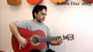 Almoraima Step by Step 6 Ruben Diaz Andalusian Flamenco Guitar Lessons on Paco de Lucias Technique [upl. by Larsen]