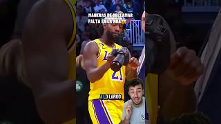 Maneras de reclamar falta en la NBA😱‼️nba baloncesto nbaespaña [upl. by Fachini]