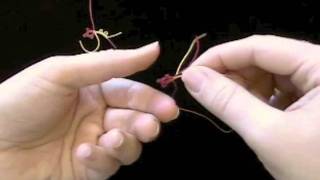 Lesson 8 Adding a Second Thread and Hiding Ends in Tatting [upl. by Leonardi]