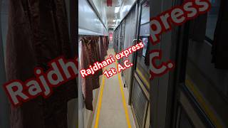 Rajdhani express 1st AC rajdhaniexpress firstclassAC travel chardhamyatra [upl. by Ikim]