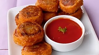 Pinwheel samosaEasy potato snacks Simple and Delicious Cooking [upl. by Karee99]