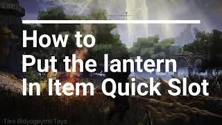 Elden Ring How to Put the Lantern in the Item Quick Slot [upl. by Hyozo]