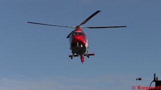 HD Rescue helicopter landing on hospital for rescue mission [upl. by Nitram]