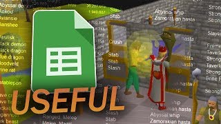 Useful OSRS Spreadsheets that You Should Use [upl. by Teryn]