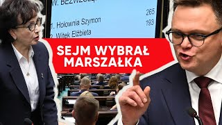 Pierwsza porażka PiS Sejm wybrał marszałka [upl. by Nealon]