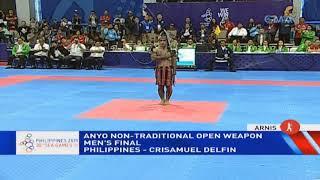 SEA Games 2019 PHL in men’s nontraditional open weapon event  Arnis [upl. by Attwood320]