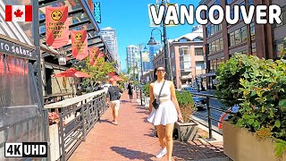 🇨🇦 【4K】☀️ Downtown Vancouver BC Canada Yaletown Marinaside Cresent Relaxing Walk September 2024 [upl. by Hamfurd373]