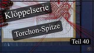 Klöppelserie  Torchon Rahmen  Teil 40 [upl. by Swigart301]