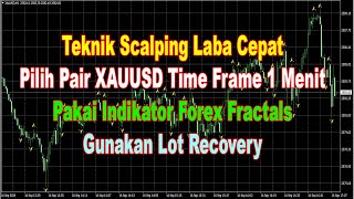 Teknik Scalping Gold Fractals M1 Laba Cepat Pakai Recovery [upl. by Bette]