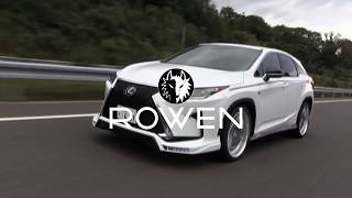 LEXUS RX450h Exhaust Sound amp Bodykit Rowen Japan [upl. by Aeslehs]