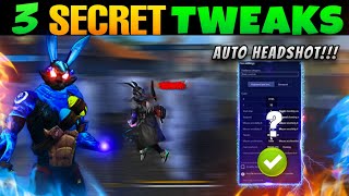 Best Secret TWEAKS For Free Fire PC Auto Headshot No Recoil  Bluestacks 5  Msi 5 [upl. by Cran]