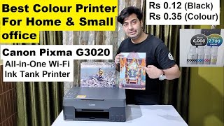 CANON Pixma G3020  Best Colour Printer for Home amp Small Office  Best WiFi Printer  G3020 printer [upl. by Halona]