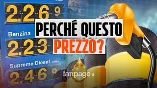 Prezzo della benzina da che fattori dipende e cosa sono le accise e lIVA [upl. by Saqaw]