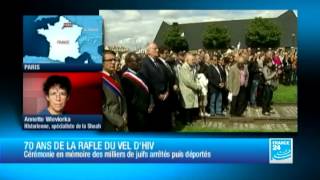 Rafle du VeldHiv Taubira rend hommage à Chirac [upl. by Tedman]