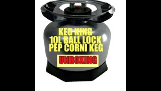 10l Keg King Pep Ball Lock Keg [upl. by Aiyotal197]