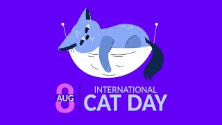 Happy International Cat Day [upl. by Aisorbma]